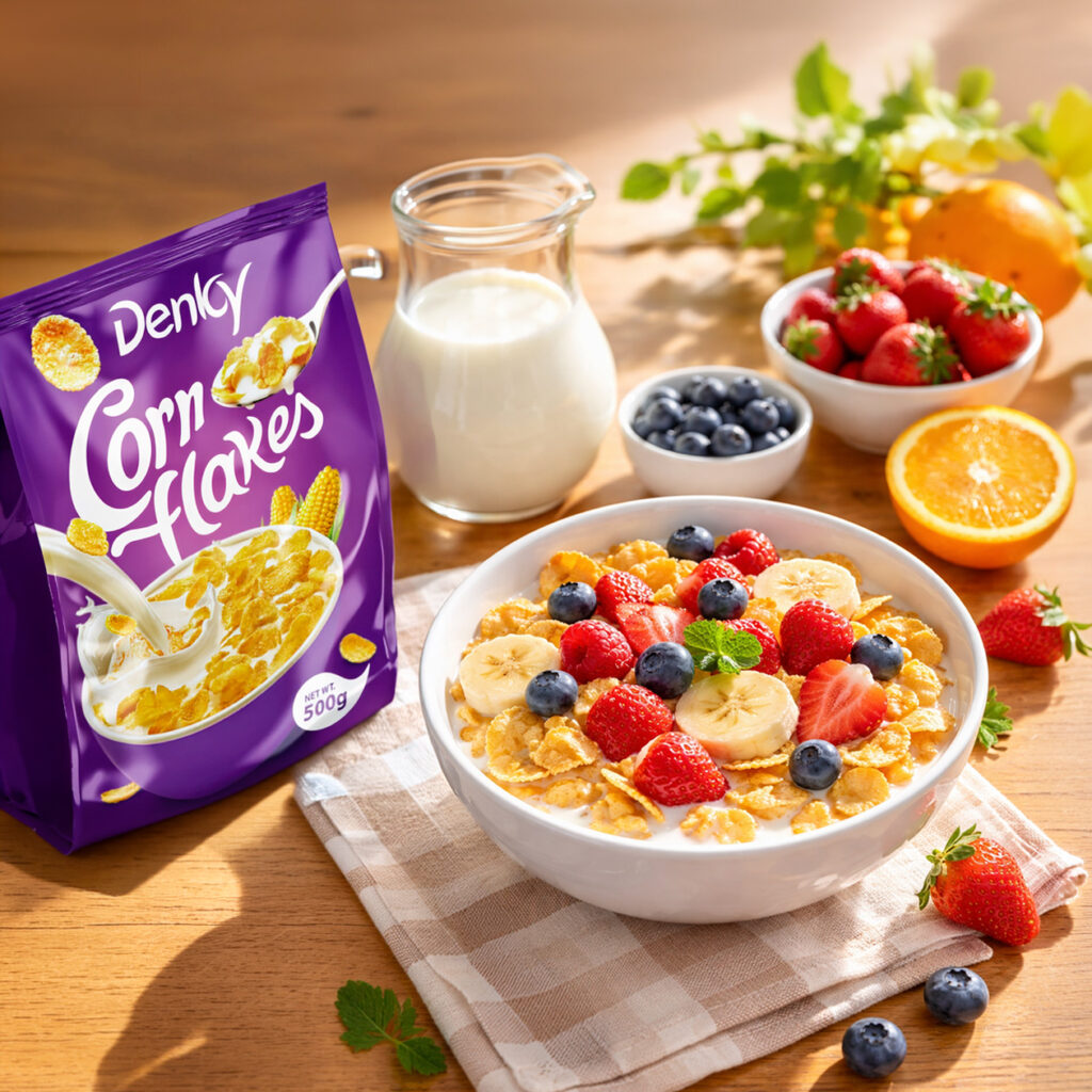 Les corn flakes Denky
